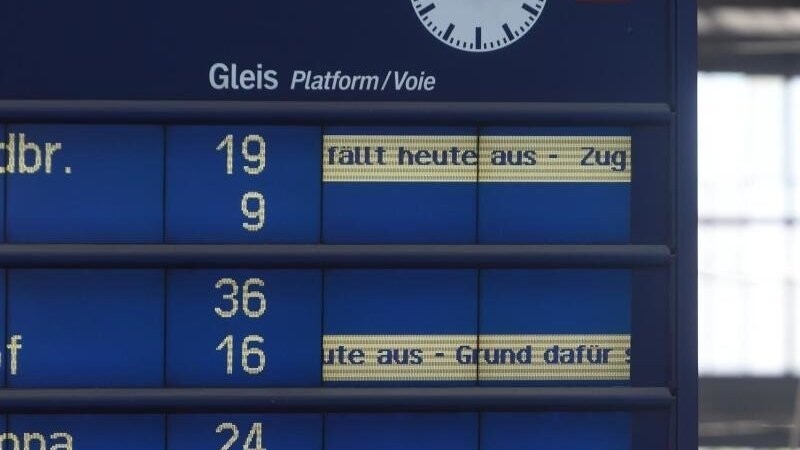 Wieder Streik bei der Deutschen Bahn. Deshalb werden ab Montag etliche Zugausfälle erwartet. (Symbolbild)