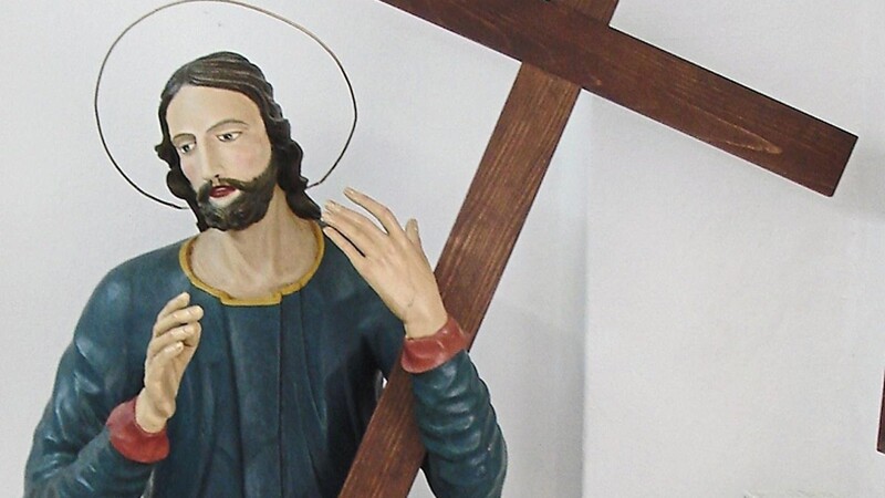 Die Christusfigur war bereits bei Ausstellungen des Freundeskreises Kloster Gotteszell zu sehen.