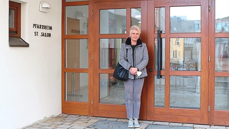 Sabine Schardt ist die neue Mesnerin der Pfarrei Sankt Jakob. Zu ihrem Einsatzgebiet gehört auch das Pfarrheim.