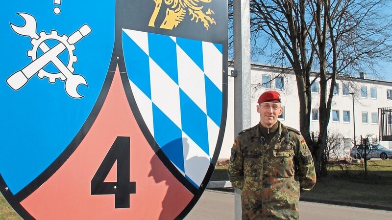Oberstleutnant Michael Hanisch ist dankbar für seine Zeit als Kommandeur des Versorgungsbataillons 4 in Roding.