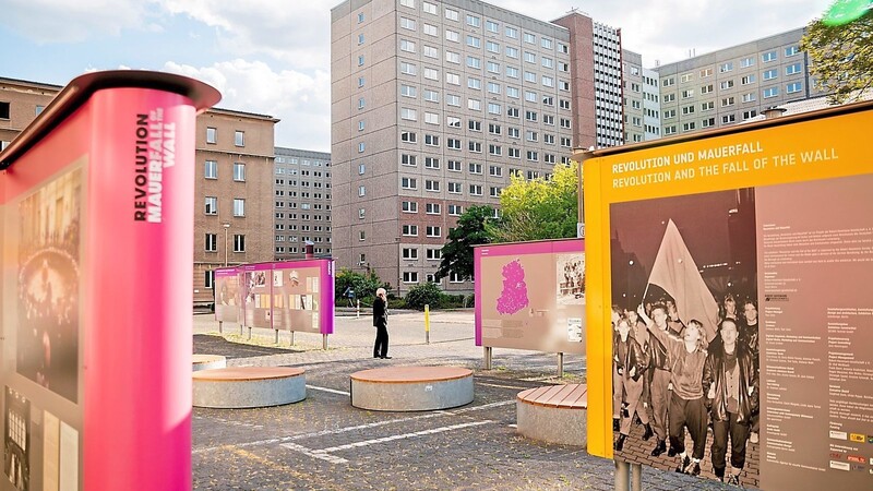 Das Gelände der ehemaligen Stasi-Zentrale in Berlin-Lichtenberg - am 17. Juni wird die Stasi-Unterlagen-Behörde aufgelöst.