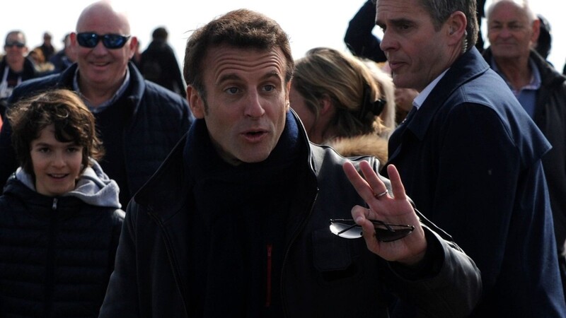 Emmanuel Macron will für weitere fünf Jahre in den Élyséepalast einziehen.