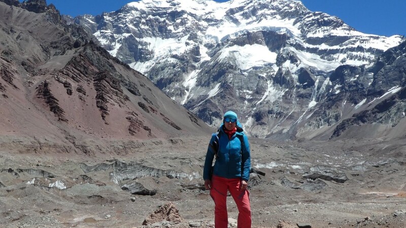 Und ewig lockt der Berg: Im Hintergrund leuchtet der 6962 Meter hohe Aconcagua.