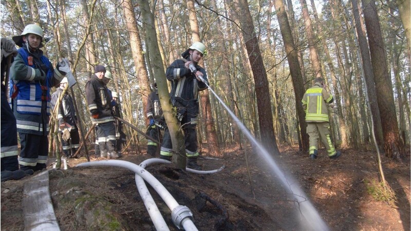 Schon vor knapp zwei Wochen mussten die Feuerwehren zu einem Waldbrand am Katzberg ausrücken.