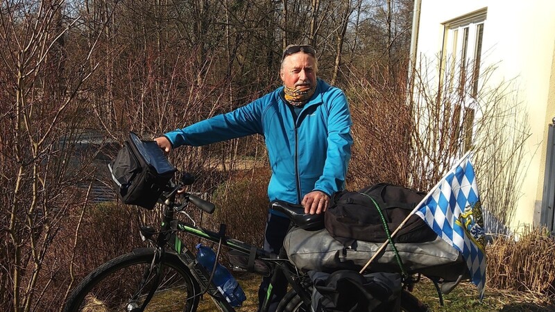 Stephan Schreyer geht am Freitag in Rente, bald beginnt seine 3 000 Kilometer lange Radtour durch ganz Deutschland.