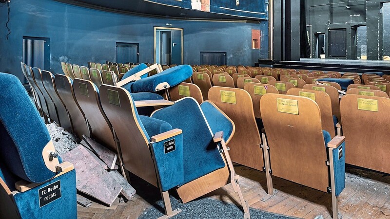 Das sanierte Stadttheater im Bernlochner soll künftig 199 Plätze für Zuschauer fassen.