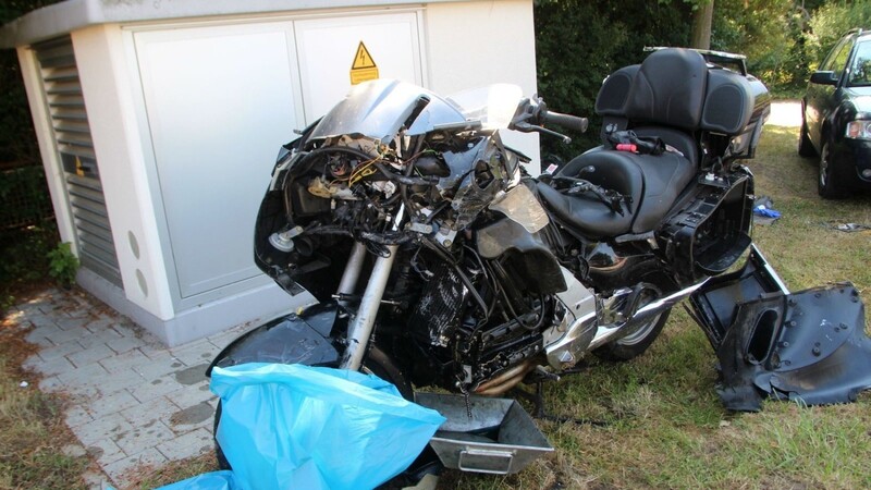 Bei einem Unfall am Samstagvormittag wurde ein Motorradfahrer schwerst verletzt.