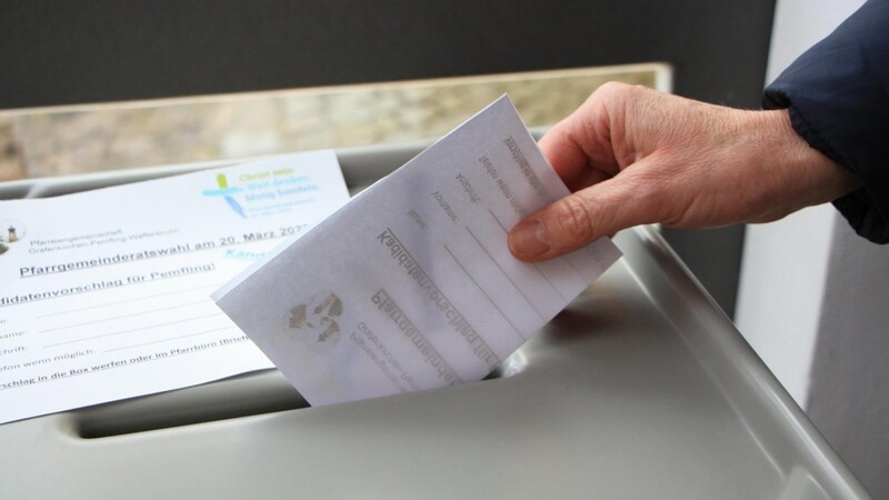 Zettel ausfüllen und einwerfen: Derzeit laufen die Vorbereitungen zu den Pfarrgemeinderatswahlen.