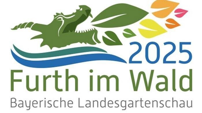 Das offizielle Logo für die Landesgartenschau 2025. Das Konzept für das Großprojekt wird am Montag ausgewählt und am Dienstag bekanntgegeben.