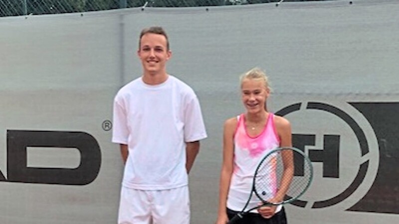 Marius Braun (U 18) und Tamara Ritzinger (U 16).