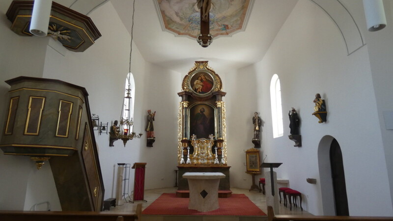 Der renovierte Innenraum der Kirche Sankt Markus.