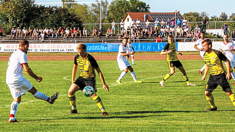 Spielertrainer Christian Brandl (links) und seine Walkertshofener besiegten am Mittwoch den TSV Neustadt auch im Ligapokal.