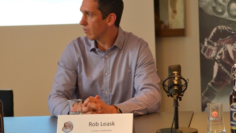 Das ist der neue Co-Trainer der Straubing Tigers: Rob Leask. (Foto: Wende)