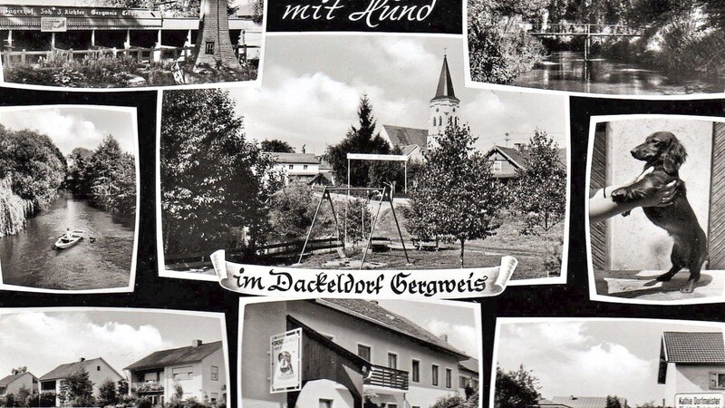 Ein Postkartengruß aus dem Dackeldorf.