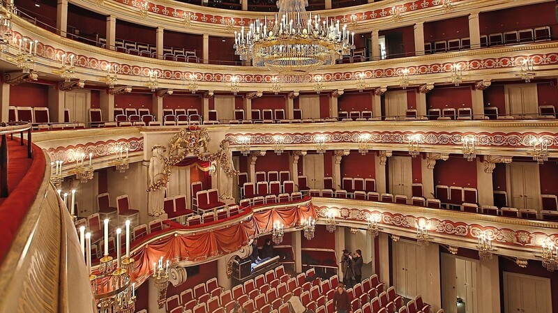 Der Saal des Regensburger Stadttheaters (im Jahr 2016).