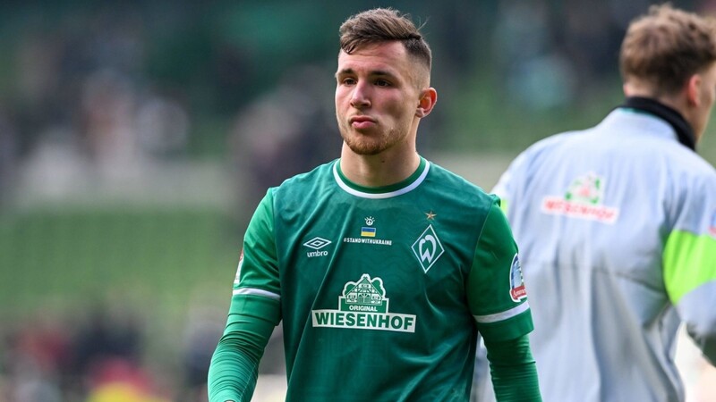 Hier noch im Trikot des SV Werder Bremen, in der kommenden Saison Spieler beim SSV Jahn Regensburg: Oscar Schönfelder.