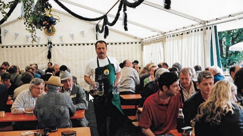 Das letzte Fischerfest 2000 mit eigenem Festzelt am Rottersdorfer Weiher an der Fischerhütte.