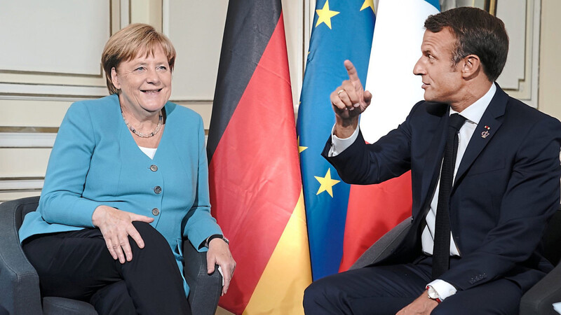 Beim G7-Gipfel schien die Welt noch in Ordnung. Jetzt haben Bundeskanzlerin Angela Merkel und Präsident Emmanuel Macron offenbar Streit. (Archivfoto)