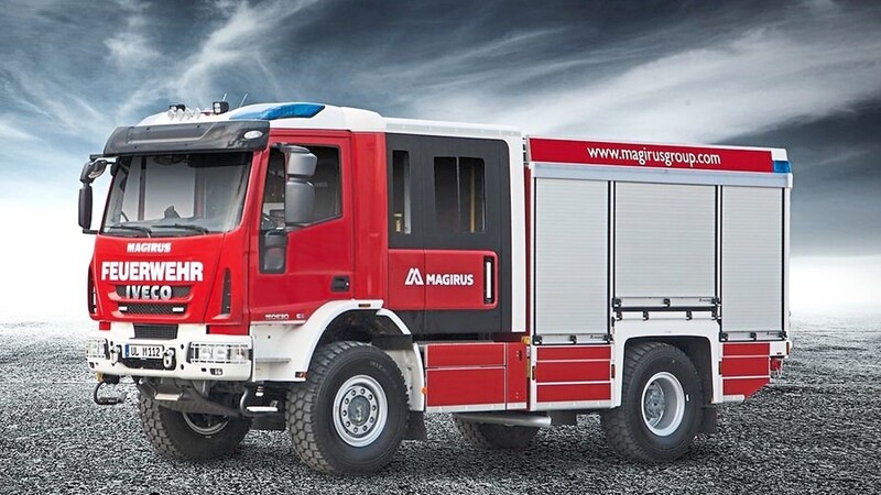 Ein LF10 von Magirus erhält die Feuerwehr Grafendorf. Das Werksbild vermittelt schon mal einen ersten Eindruck. Das Fahrzeug, das geliefert wird, kann davon leicht abweichen, weil es Varianten gibt.