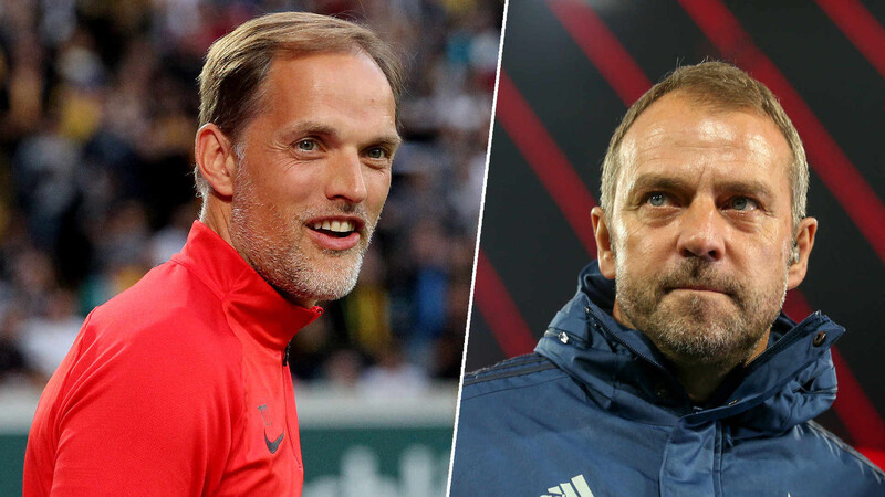 Könnten als Duo beim FC Bayern trainieren: Thomas Tuchel (l.) und Hansi Flick.