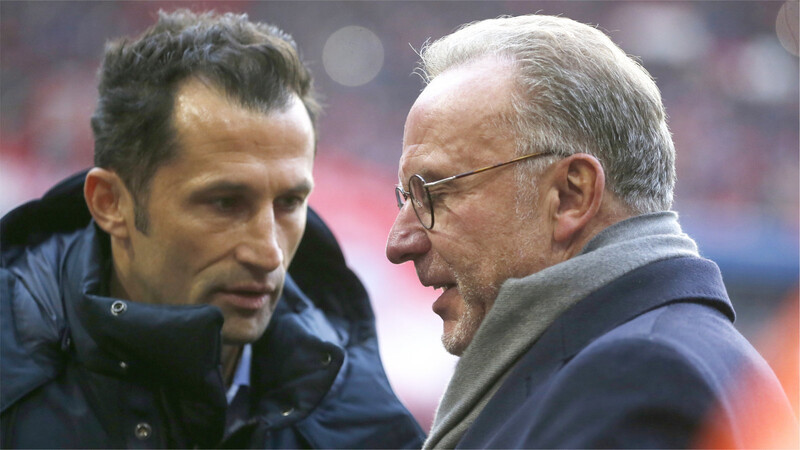 Führungsriege des FC Bayern: Sportdirektor Hasan Salihamidzic (li.) und Vorstandsboss Karl-Heinz Rummenigge.