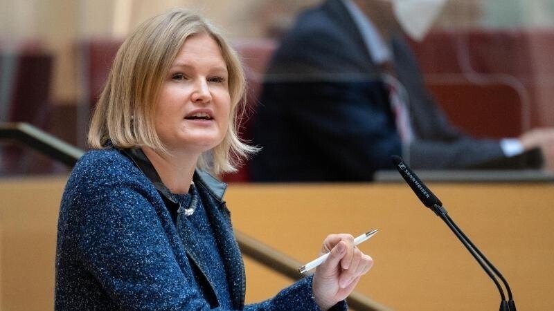 Katrin Ebner-Steiner, Vorsitzende der AfD-Fraktion im bayerischen Landtag. (Archivbild)
