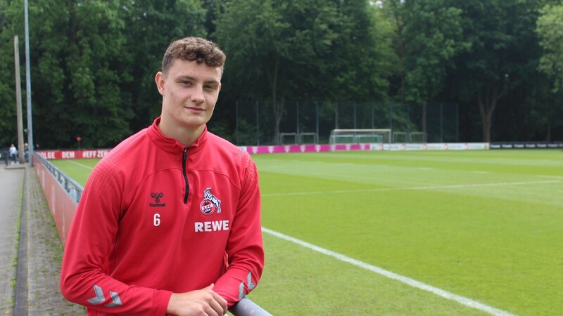 Auf dem Trainingsgelände am Geißbockheim in Köln fühlt er sich wohl: Schon in seiner ersten Bundesliga-Saison hat sich Eric Martel zum Leistungsträger beim "Effzeh" entwickelt.