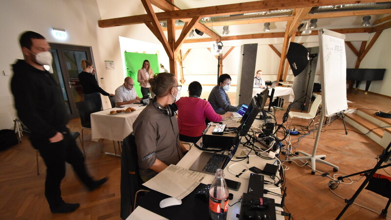 Die erste digitale Bürgerversammlung der Stadt Vilsbiburg wurde mit einem größeren technischen Aufwand produziert.