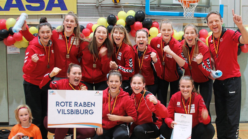 Am Ende freute sich die U 20 der Roten Raben über die Bronzemedaille bei der deutschen Meisterschaft.