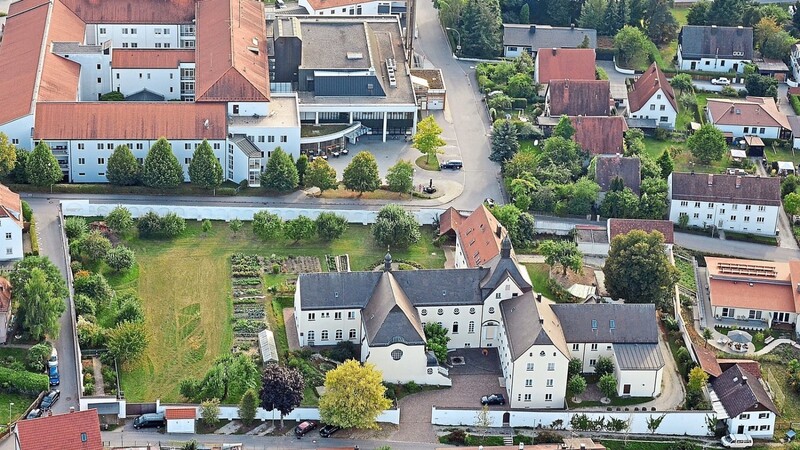 Die Klosteranlage auf einem Luftbild aus dem Jahr 2015.