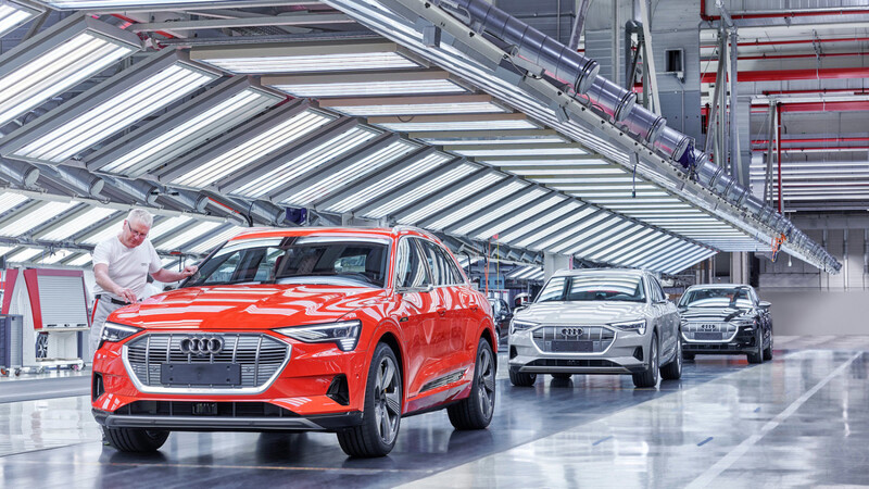 Audi setzt in seinem Werk in Brüssel ganz auf Elektrofahrzeuge.