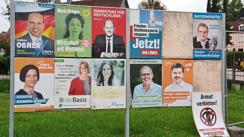 Seit Wochen werben die Parteien und die Direktkandidaten im Wahlkreis Landshut-Kelheim um die Gunst des Souveräns bei der Bundestagswahl, die am Sonntag stattfinden wird.
