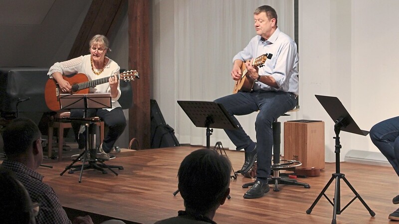 Monika Bückert und Markus Niemeier begleiteten Ali Stadler.
