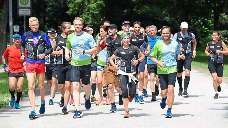 Das Armin-Wolf-Laufteam blickt mit Ehrgeiz und Vorfreude auf den Benefizlauf.