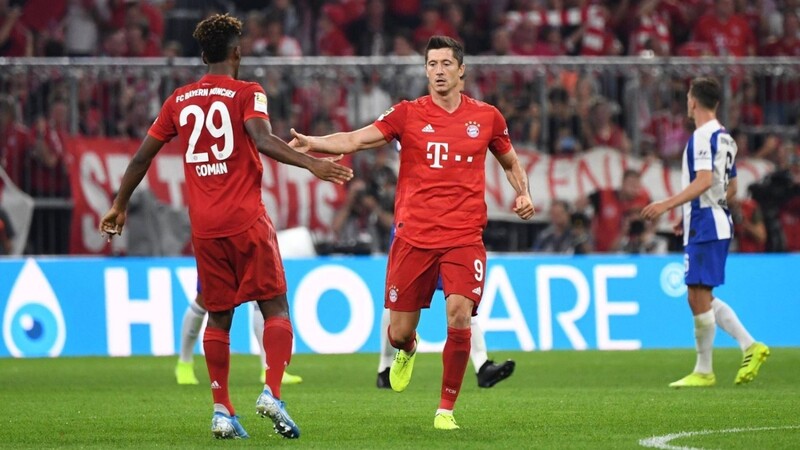 Unentschieden zum Liga-Auftakt: Der FC Bayern spielt 2:2 gegen Hertha BSC.