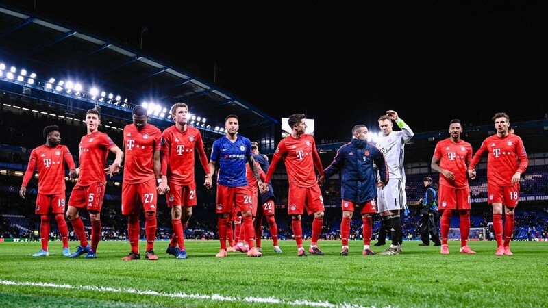 Der FC Bayern hatte nach der 3:0-Gala beim FC Chelsea jeden Grund zum Feiern.