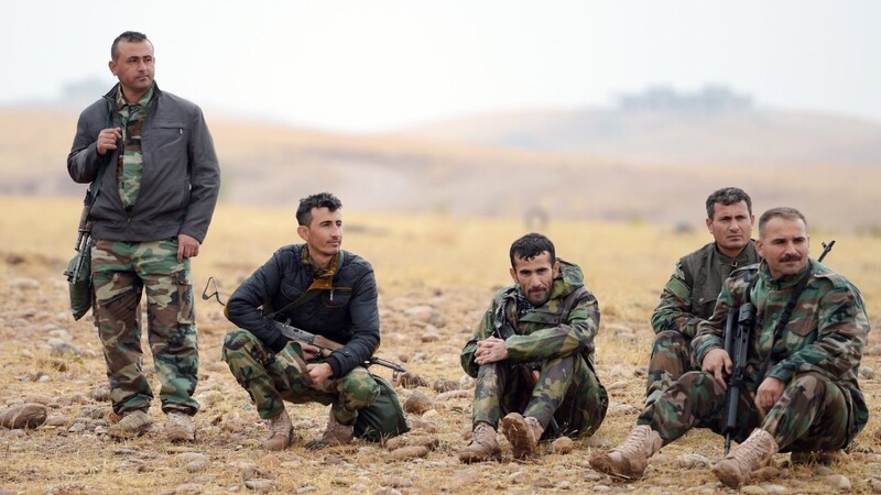 Ausbildung im Kriegshandwerk: Angehende Peshmerga-Kämpfer.