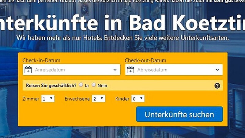 Der Tourismusverband Ostbayern streut die Angebote, damit sie beispielsweise auch über die Suchmaske von Booking.com gefunden werden.