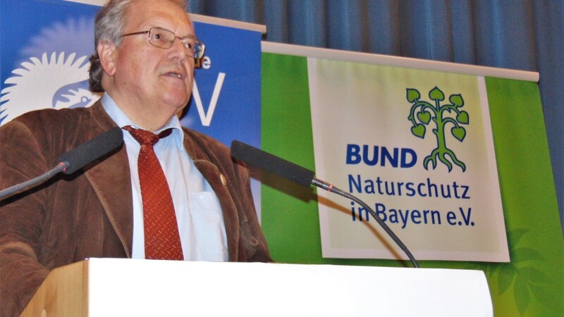 Sprach klare Worte: der Vorsitzende des Bund Naturschutzes Deutschland, Professor Dr. Hubert Weiger.