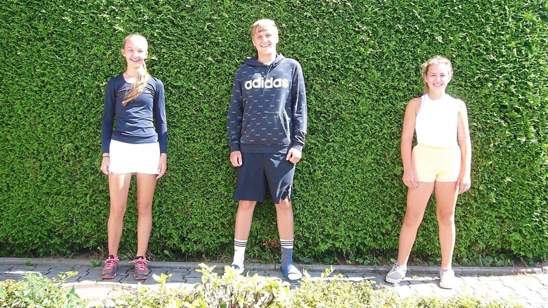 Turniersieger in Wendelstein: (v. l.) Hannah Brandl, Christoph Größl und Kristina Wagatha.