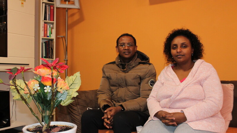 Obsa Yadeta und seine Frau Katime Yalli fühlen sich als Straubinger. Das äthiopische Ehepaar lebt seit neun Jahren hier.