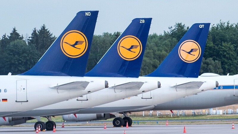 Lufthansa-Maschinen bleiben auf dem Boden.