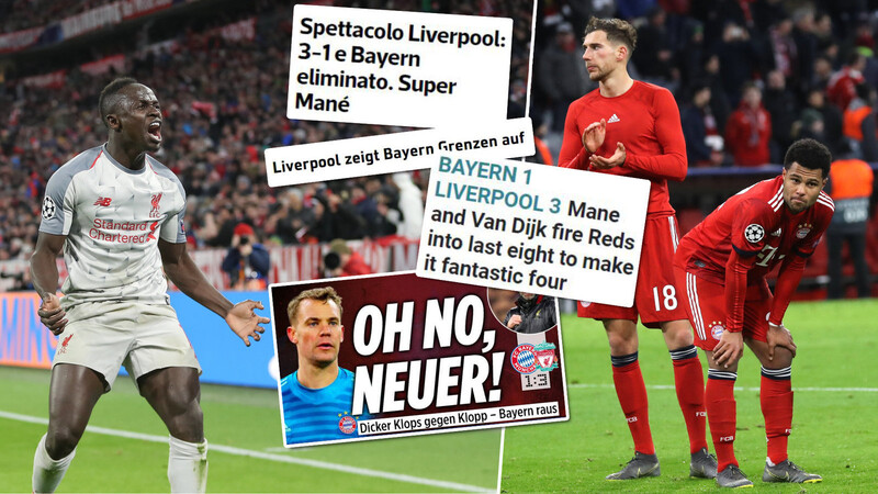 Klicken Sie sich in der Bilderstrecke durch die internationalen Pressestimmen zur Niederlage des FC Bayern gegen Liverpool.