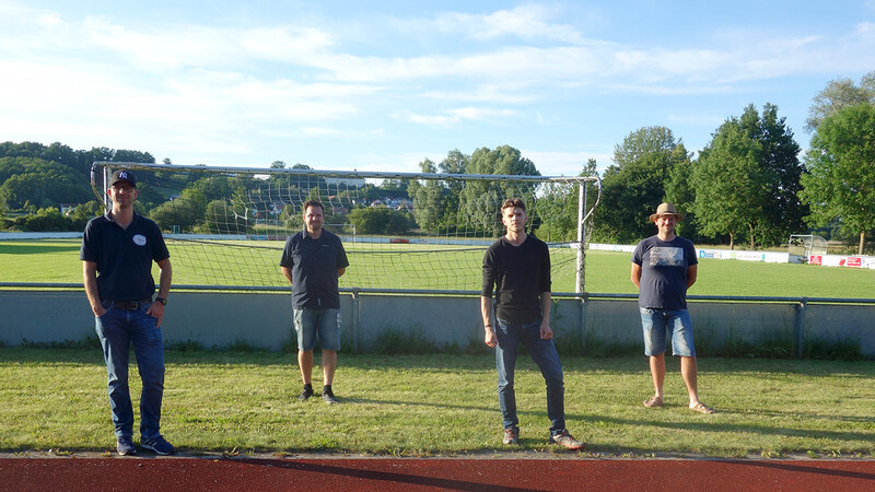 Das neue schlagkräftige Team: Eike Brenner (von links), Markus Sachs, Raphael Horn und Martin Kieswimmer.