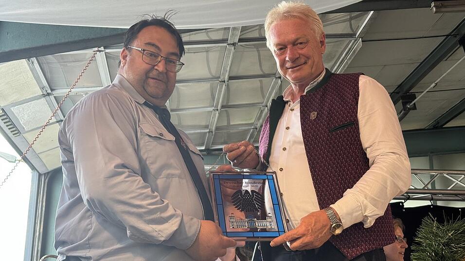 Vorsitzender Alex Vogl und Staatsminister Alois Rainer