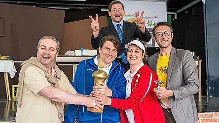 Peter Kempkes, Kolja Heiß, Stefan Voglhuber, Lina Maria Spieth und Julius Bornmann (von links)