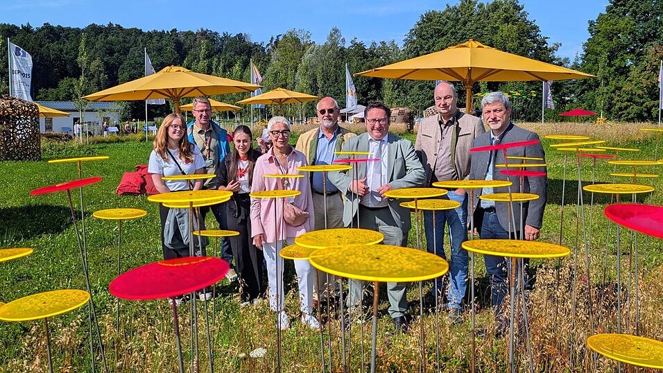 Staatssekretär Tobias Gotthardt hat die Landesgartenschau besucht. Staatssekretär Tobias Gotthardt hat die Landesgartenschau besucht.