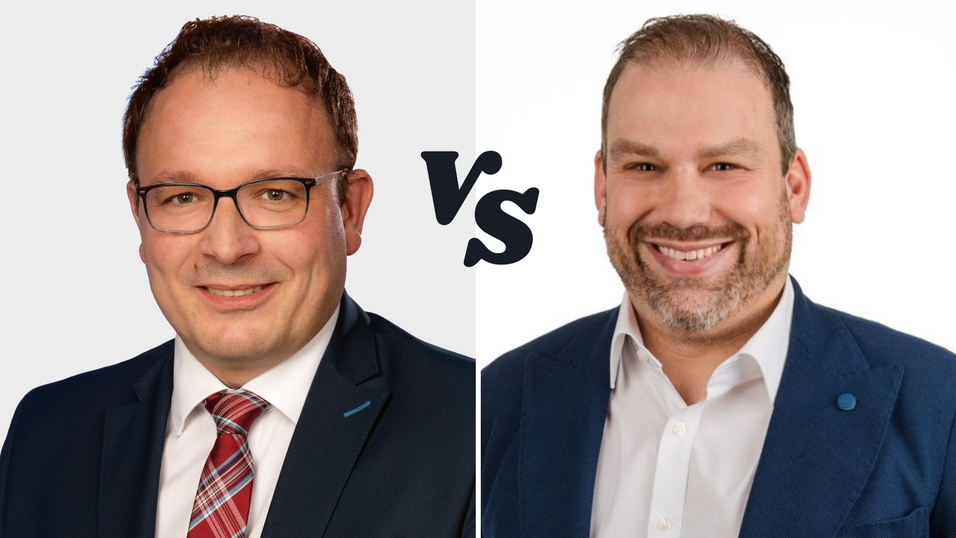 Am 12. Februar treffen die beiden B&uuml;rgermeisterkandidaten beim Politik-Derby aufeinander.