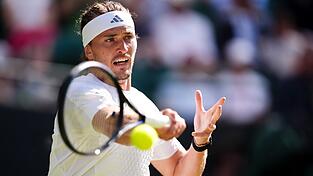 Alexander Zverev stellt mit dem Achtelfinaleinzug sein bestes Resultat in Wimbledon ein.