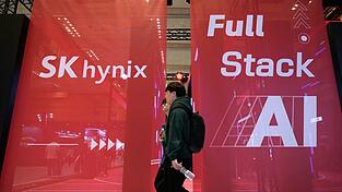 Der Speicherproduzent SK Hynix aus S&uuml;dkorea profitiert massiv vom KI-Boom. (Archivbild)